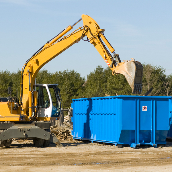 how many times can i have a residential dumpster rental emptied in Marne